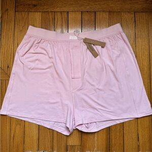 Skims Baby Pink Boyfriend Boxers